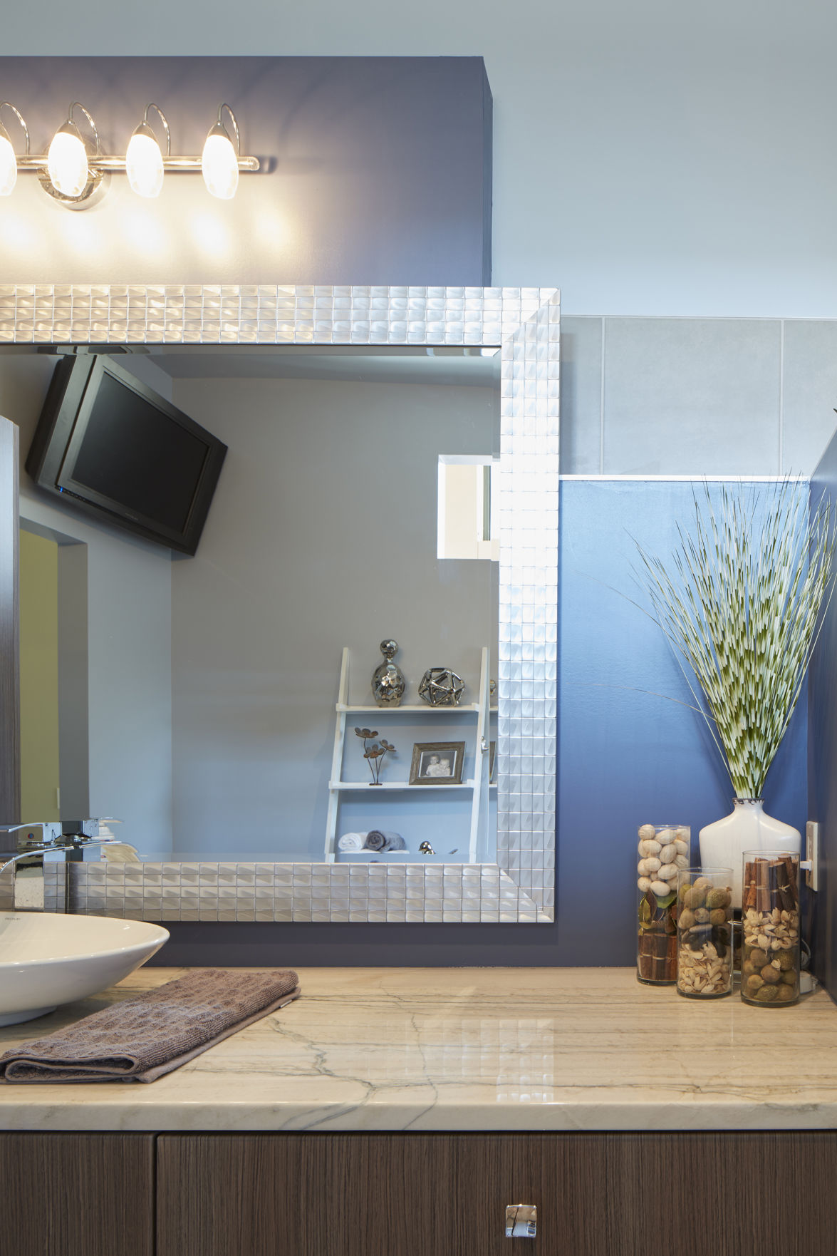 Master bath vanity
